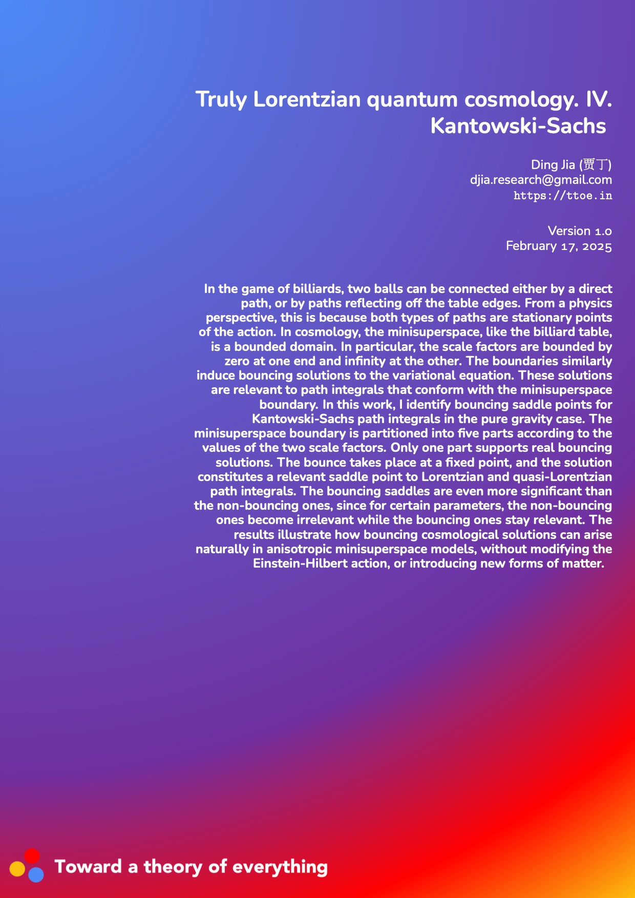 Truly Lorentzian quantum cosmology. IV. Kantowski-Sachs cover