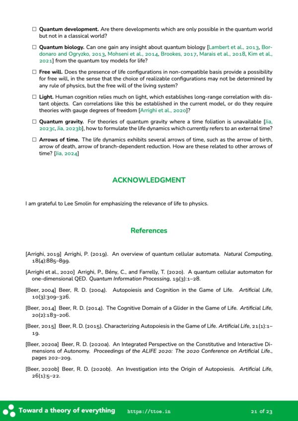 Physics, Experience, Life. II. Quantum toy models of life - Image 13